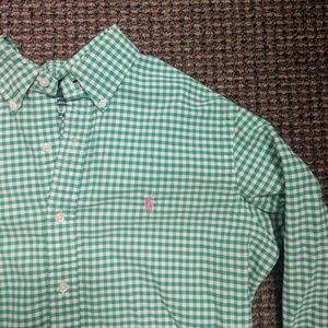 Polo Green button down
